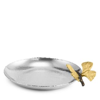Michael Aram Butterfly Ginkgo Round Trinket Tray | Bloomingdale's
