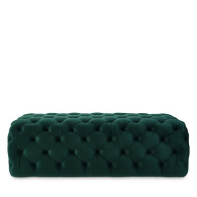 Kaylee Velvet Ottoman