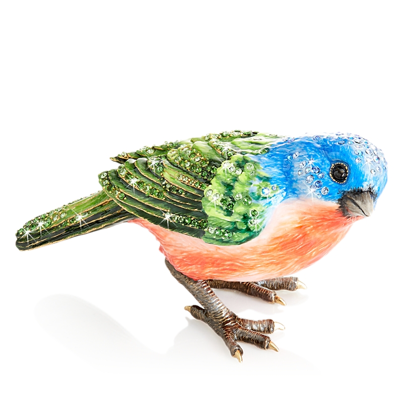 Jay Strongwater Bird Objet In Flora