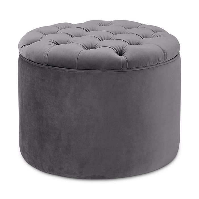 TOV Furniture Queen Velvet Storage Ottoman Bloomingdale's