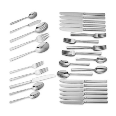 Cole Stainless Steel 65 Piece Flatware Set, Service for 12