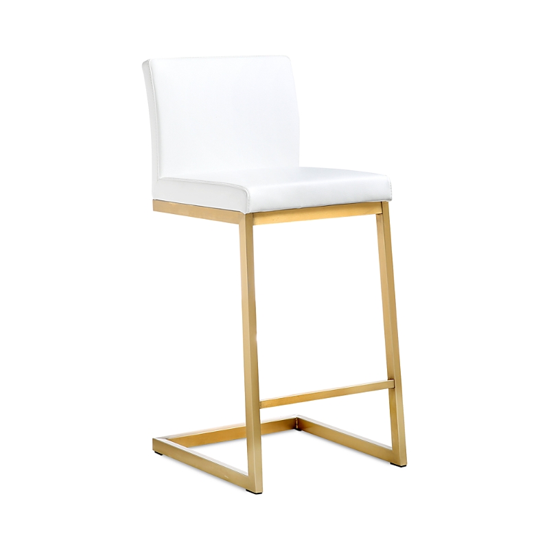 Parma Gold Steel Counter Stool (Set of 2)