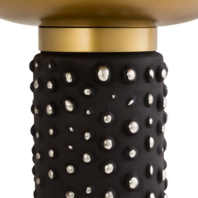  Blaze Glass/Brass Side Table