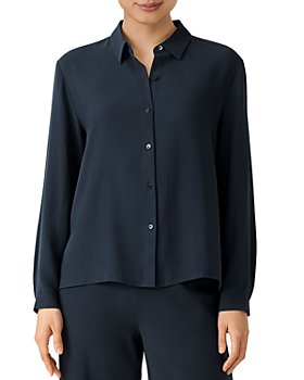 Eileen Fisher - Classic Collar Silk Shirt
