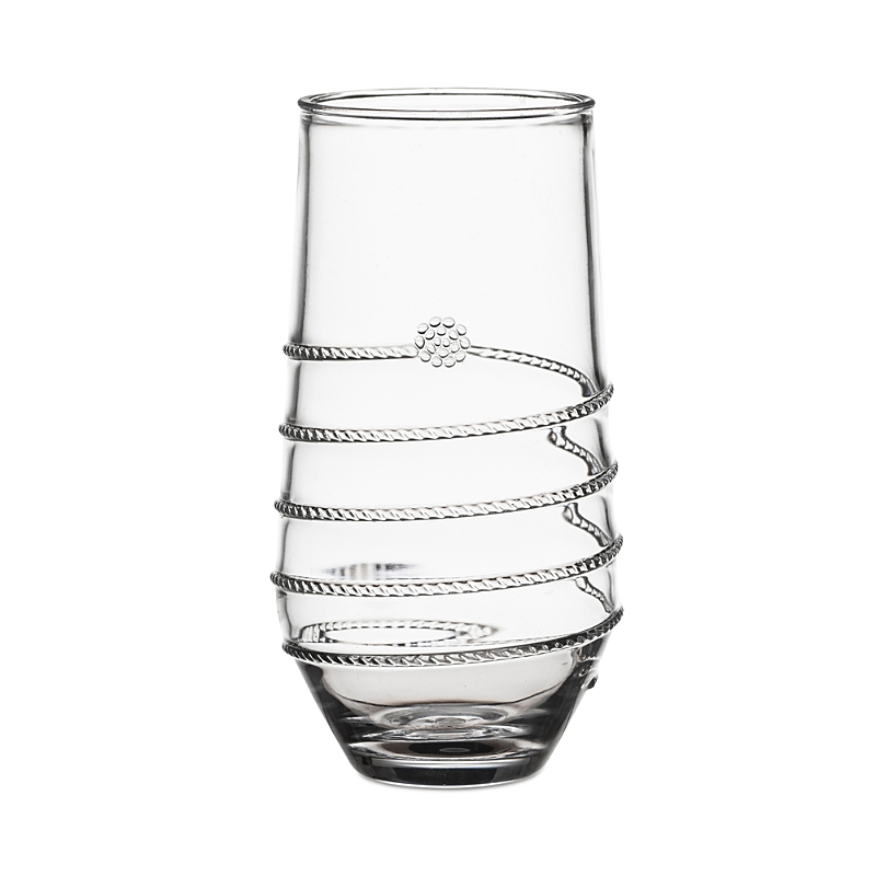 Juliska Amalia Clear Acrylic Large Beverage Glass In Clear