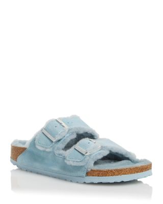birkenstock arizona shearling dove grey