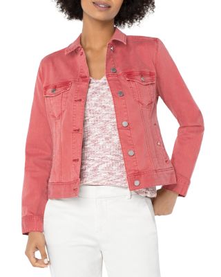 Liverpool Faded Denim Jacket Lake Elsinore Wash