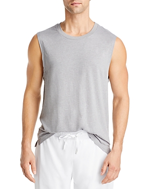 Alo Yoga The Triumph Muscle Tank In Athletic Heather Gray