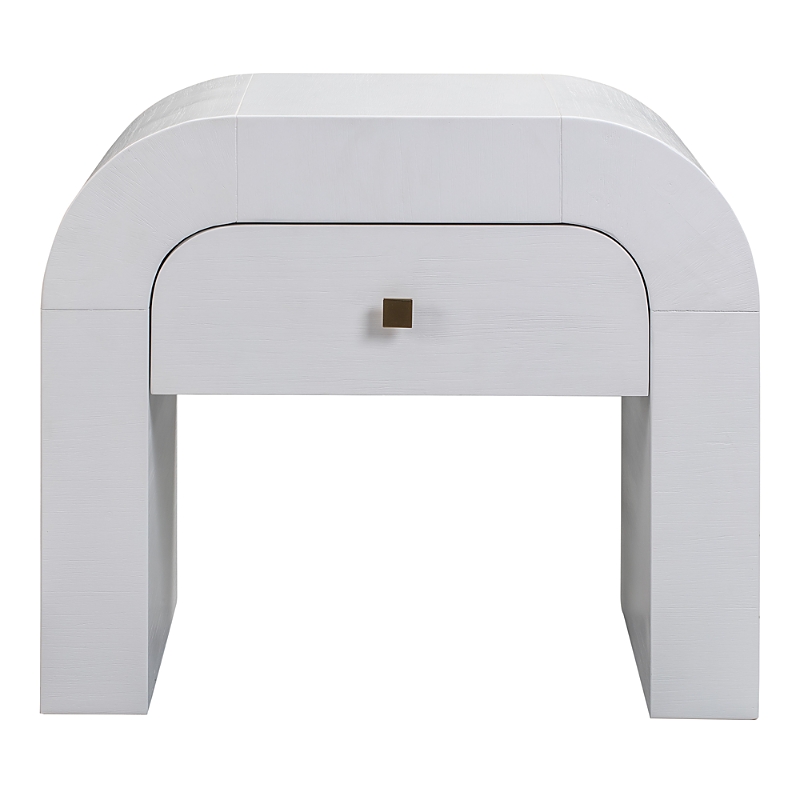 Tov Furniture Hump Nightstand In White