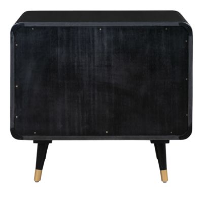 Christine Nightstand in Black