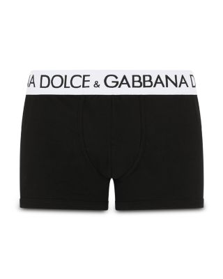 Dolce & Gabbana - Cotton Blend Logo Waistband Boxer Briefs