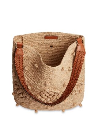 Gerard Darel Josie Raffia & Leather Tote | Bloomingdale's Handbags