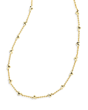 Kendra Scott Haven Heart Strand Necklace, 16 In Gold Metal