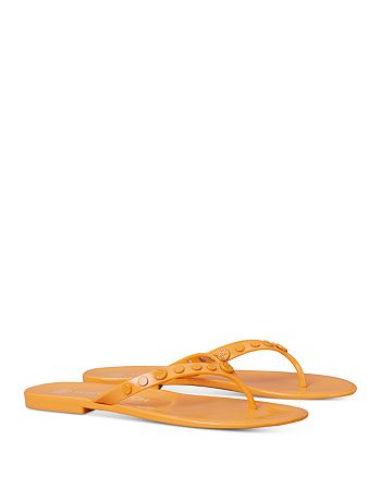Tory Burch Women's Studded Jelly Thong Sandals | Bloomingdale's