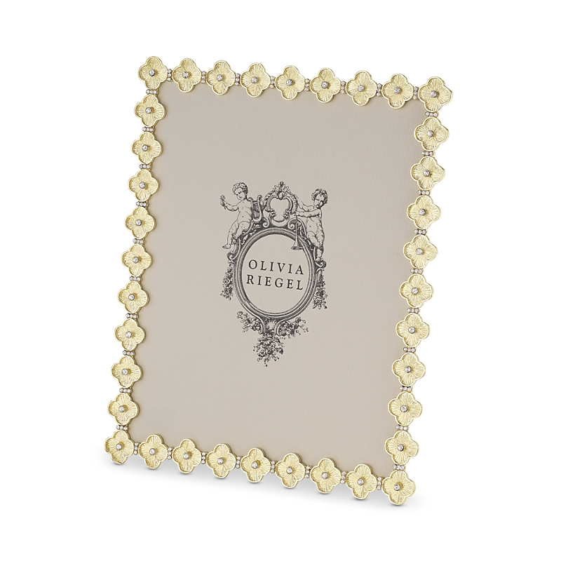Olivia Riegel Gold Clover Picture Frame, 8 X 10 In Gold