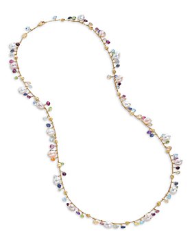 Marco Bicego - 18K Yellow Gold Paradise Pearl Mixed Gemstone and Cultured Freshwater Pearl Necklace, 29.5"