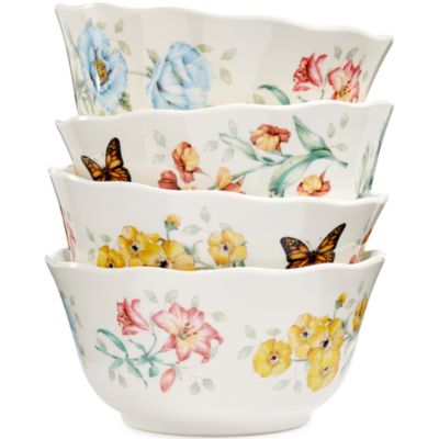 Butterfly Meadow Melamine Bowls, Set of 4