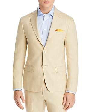 Robert Graham Delave Linen Slim Fit Suit Jacket In Tan