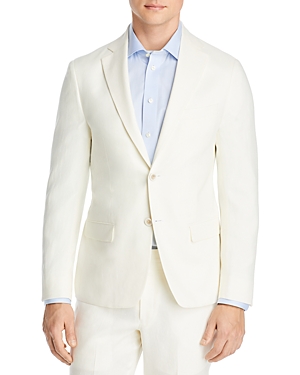 Robert Graham Delave Linen Slim Fit Suit Jacket In White