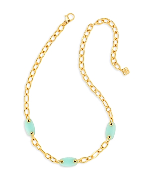 Kendra Scott Ashlyn Gemstone Tag Chain Strand Necklace, 21 Kendra Scott Ashlyn Gemstone Tag Chain Strand Necklace, 21