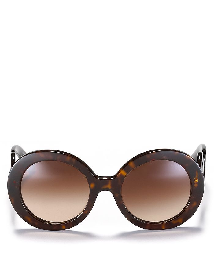 Prada - Round Baroque Sunglasses, 55mm