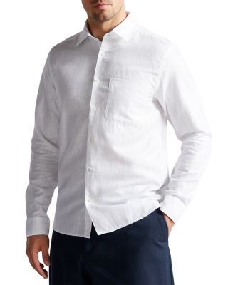 ted baker ls textured shirt