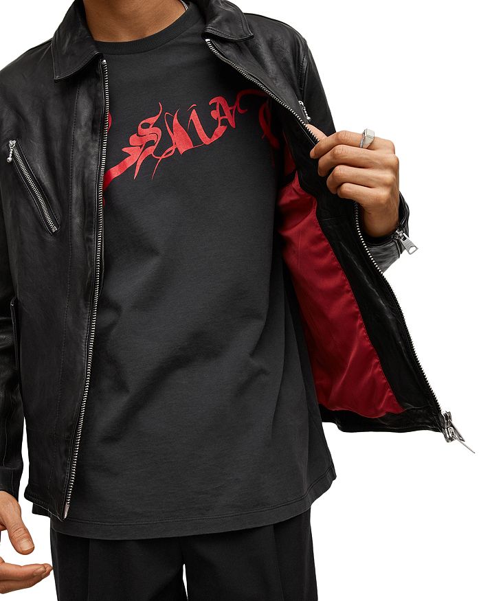 ALLSAINTS Koshi Leather Jacket | Bloomingdale's
