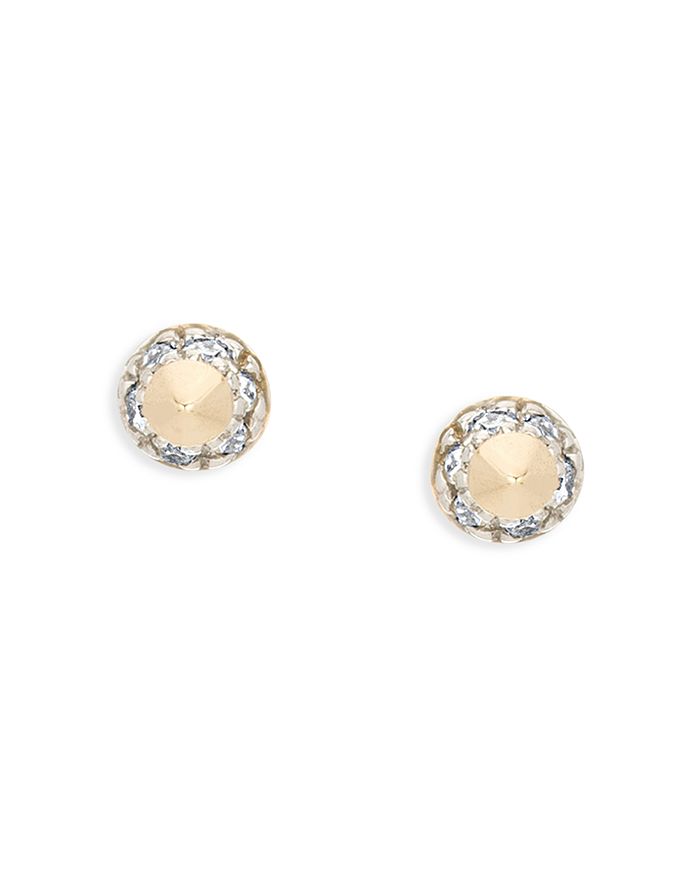 Adina Reyter 14K Yellow Gold London Diamond Spike Stud Earrings
