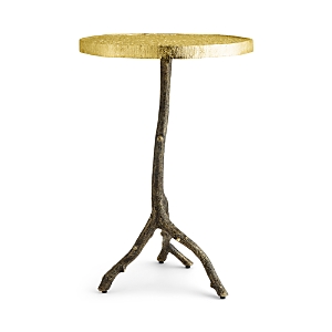 Shop Michael Aram Pomegranate Accent Table In Gold