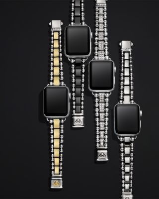 Smart Caviar Stainless Steel 18K Gold Apple™ Watch Bracelet, 38-44mm