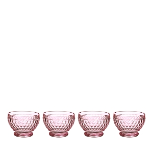 Villeroy & Boch Boston Smoke Individual Bowl, Set Of 4 In Rose