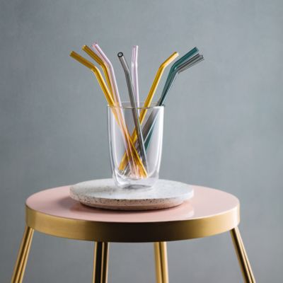 Glass Straws, Set of 4