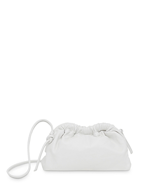 Mansur Gavriel Mini Lambskin Cloud Clutch Bag In Bianca