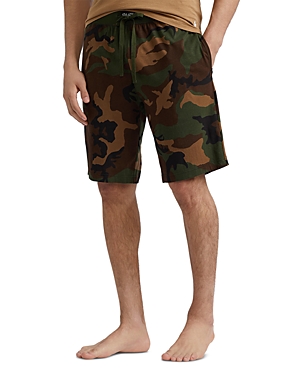 Polo Ralph Lauren Cotton Printed Sleep Shorts In Surplus Camo Print