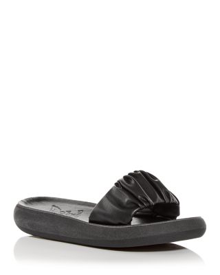 Ancient Greek Sandals Women s Taygete Scrunchie Slide Sandals