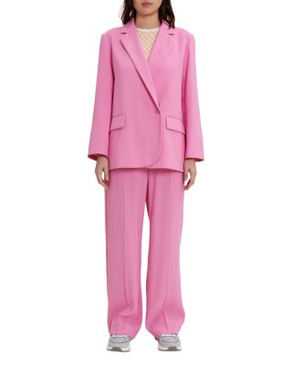 pink calvin klein suit