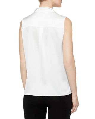 Ruffle Neck Tank Top