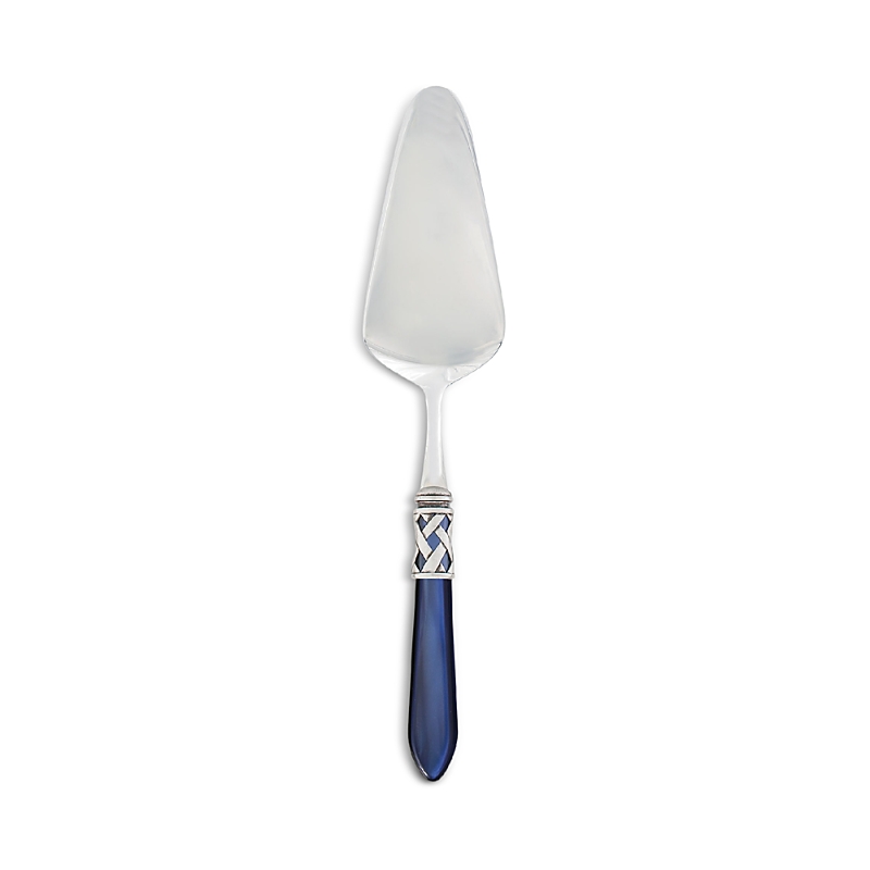 Vietri Aladdin Antique Aqua Pastry Server In Blue