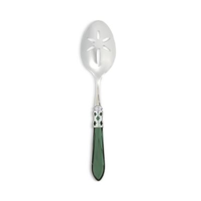 Vietri Aladdin Brilliant Slotted Serving Spoon