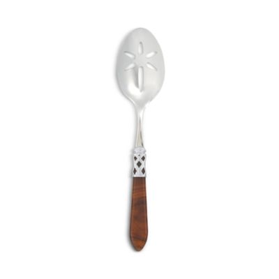 Vietri Aladdin Brilliant Slotted Serving Spoon