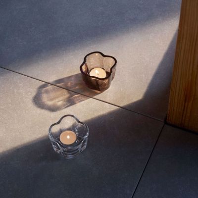 Aalto Recycled Glass Tealight Candle Holder