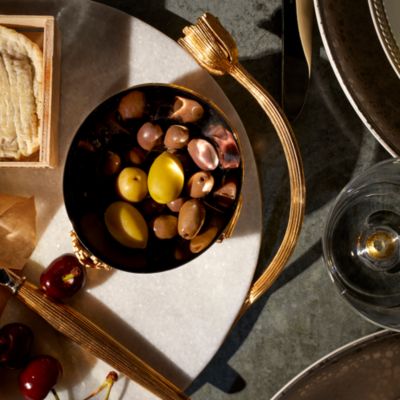 Deco Leaves Cheese Set