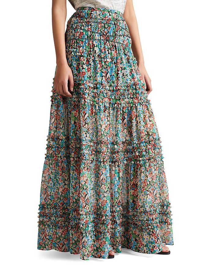 Ted Baker Amadea Ruffled Tiered Maxi Skirt | Bloomingdale's