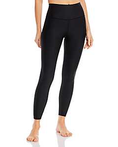 ALO Yoga, Pants & Jumpsuits, Alo Yoga Highwaist Moto Leggings Black Black  Glossy Womens Small 46