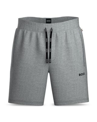 BOSS Kidswear logo-print drawstring track shorts - Blue