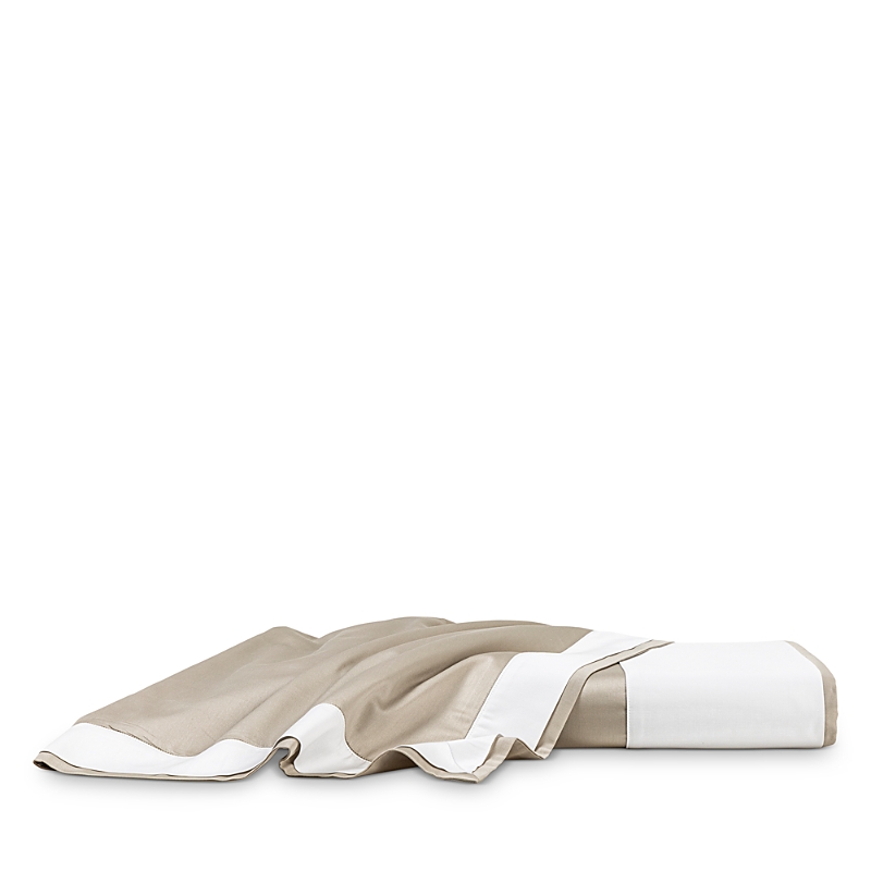 Frette Flying Sateen Duvet Cover, Queen - Exclusive In Sand/white