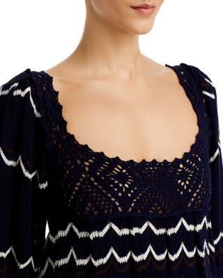 Rebecca Taylor Lace Sweater Dress | Bloomingdale's Women