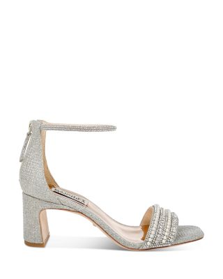 Silver Block Heels - Bloomingdale's