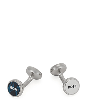 Boss Hugo Boss Pool Reversible Round Logo Cufflinks