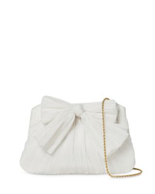 Loeffler Randall Rayne Small Pleated Bow Frame Clutch Bloomingdale s